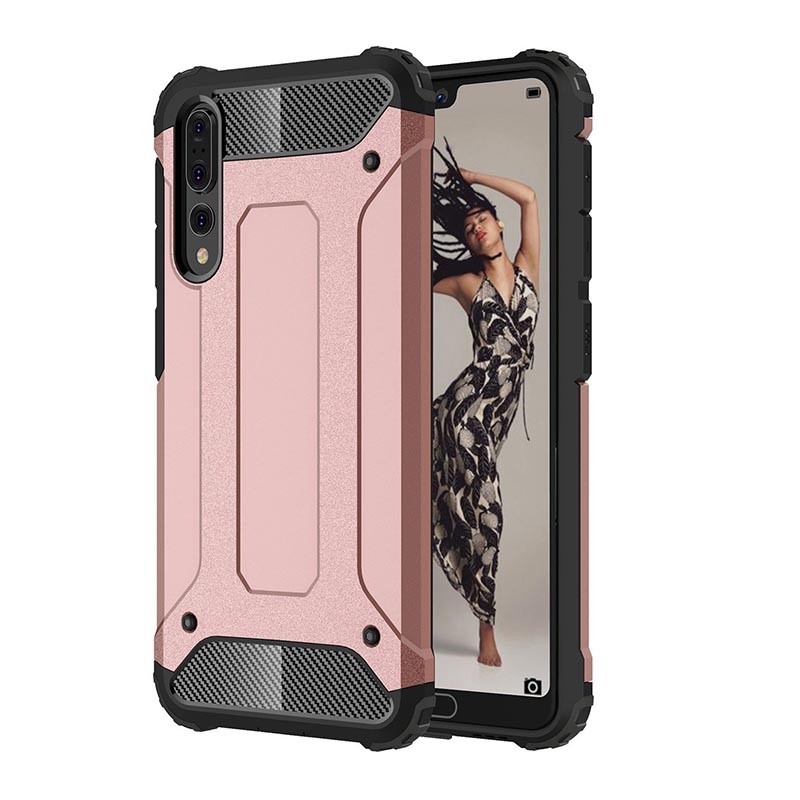 mobiletech-huawei-p20-pro-Hybrid-Rugged-Dual-Layer-Armor-Cover-RoseGold